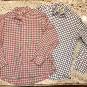 BUNDLE 2 Bills Khakis long sleeve button down